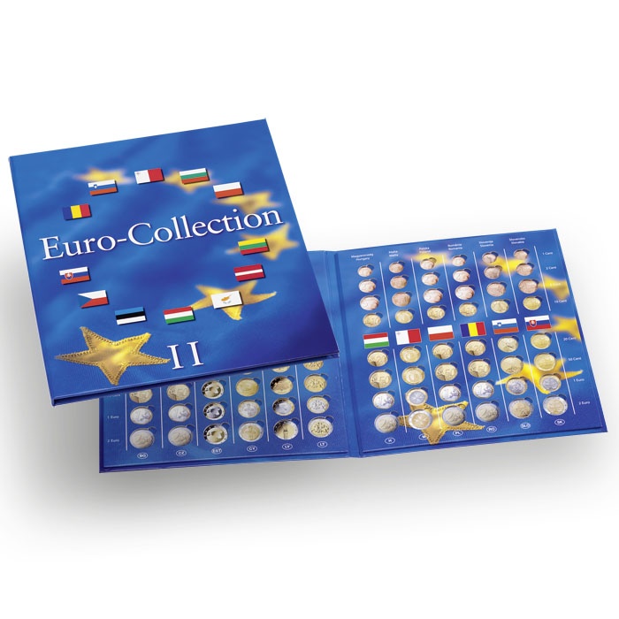 lbum de moedas Presso Coleco de Euros - Volume II
