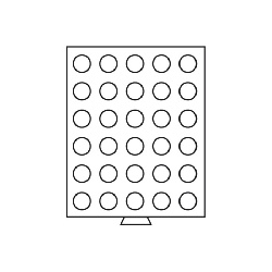 Tabuleiros MB 30 moedas 33 mm