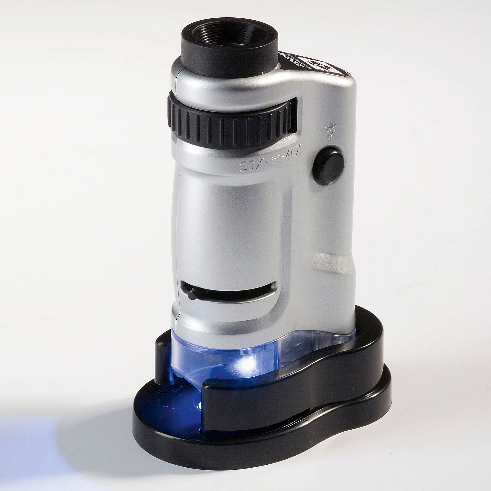 Microscpio de bolso com LED 20-40X